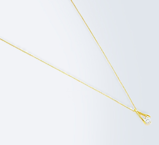 Gold Caged Necklace